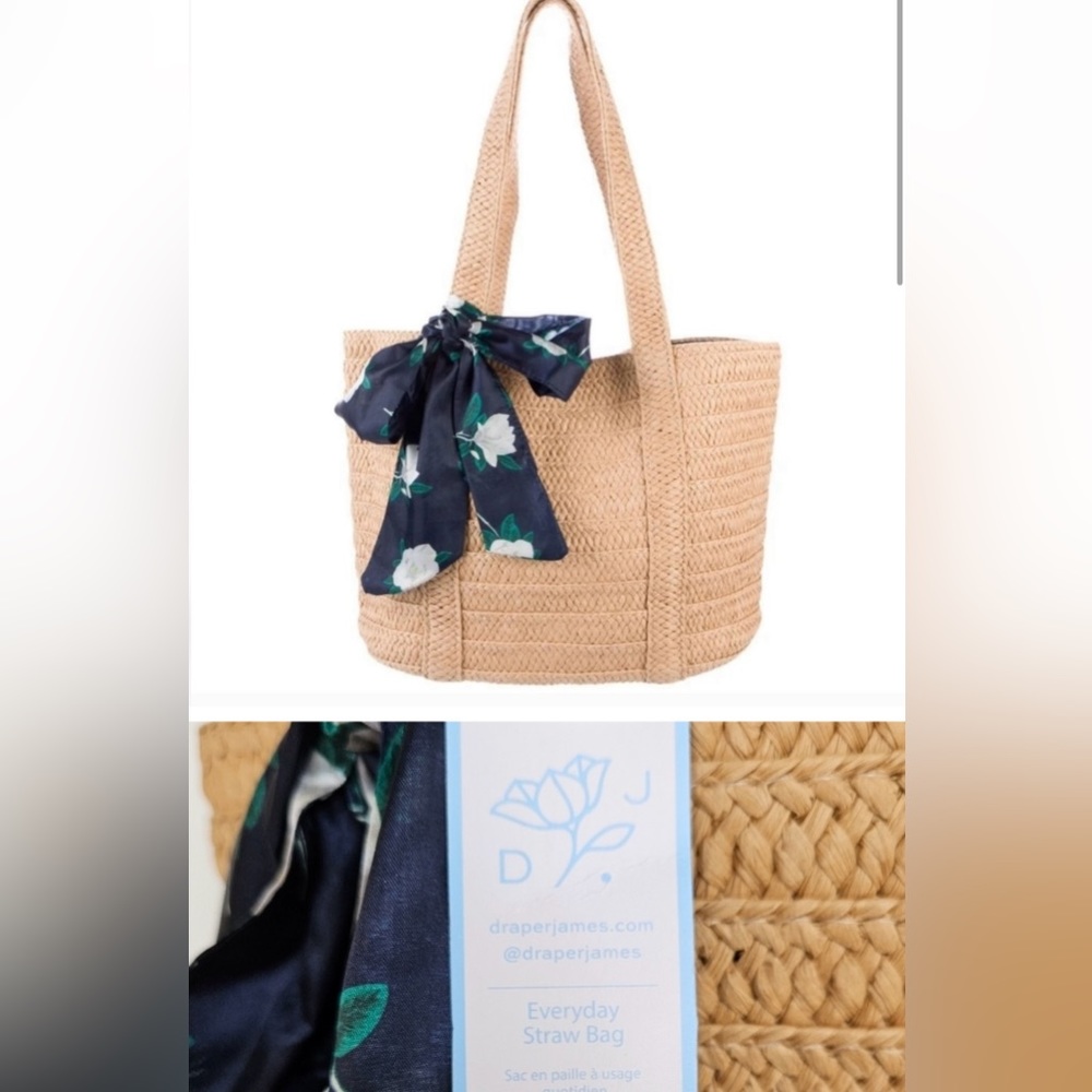 Draper James Tote Bag. Features a removable Scarf. Fab-Fit-Fun item.